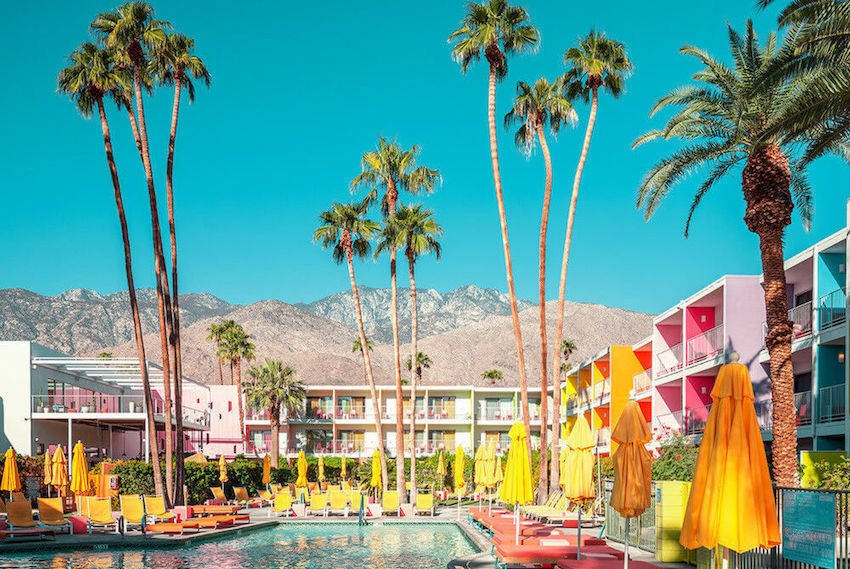 Palm Springs Yellow Korner photography