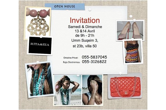  Invitation Open House, les rendez-vous du chic et de la mode