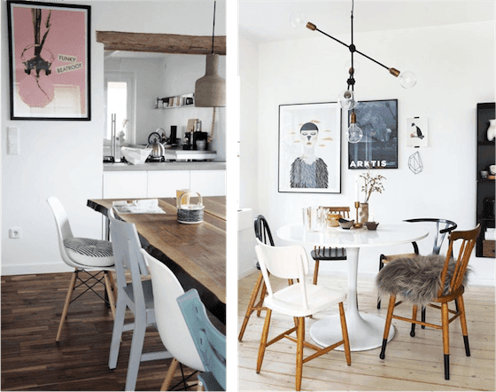 Idee Du Jour Mixer Des Chaises Depareillees Dans Votre Salle A Manger Dubai Madame