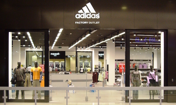 Dubai outlet mall, Adidas boutique.