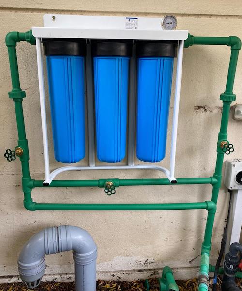 installation technique filtration de l'eau