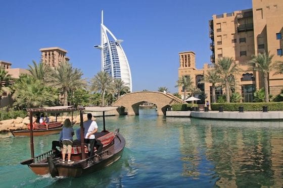 Les canaux de Madinat Jumeirah dubai
