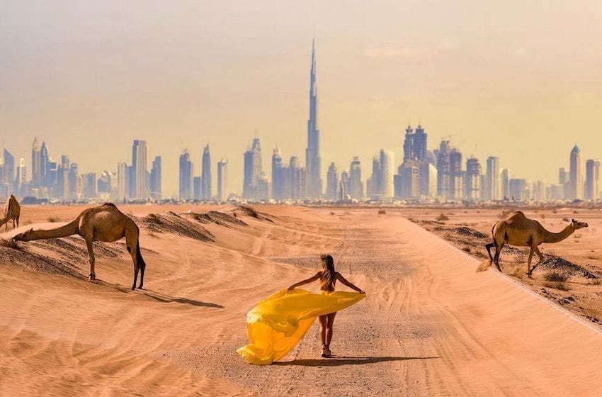  Shooting de rêve : découvrez Floganza Dubai – Flying Dress Dubai Photoshoot !