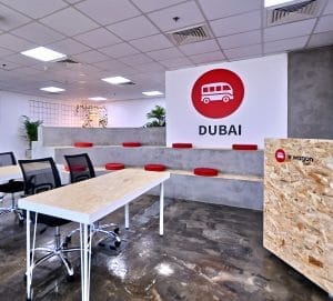décoration intérieur des bureaux le wagon dubai