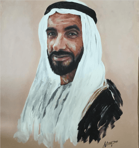 artiste émirati Ashwaq Abdulla oeuvre satwa