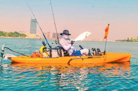 Expérience : pêche en kayak avec Amran un pêcheur Emirati !