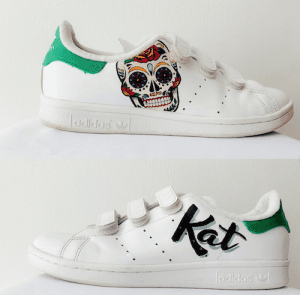 customisation Stan smith peinture 
