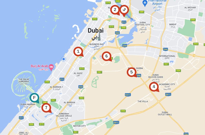 carte the lakes meadows emirates hills
