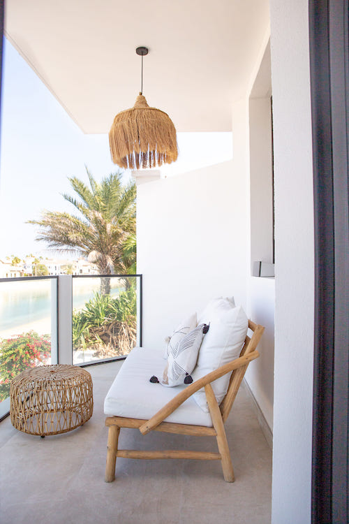 inspiration déco balcon villa The Palm Jumeirah 