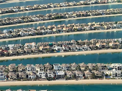 vue sur la Palm Jumeirah