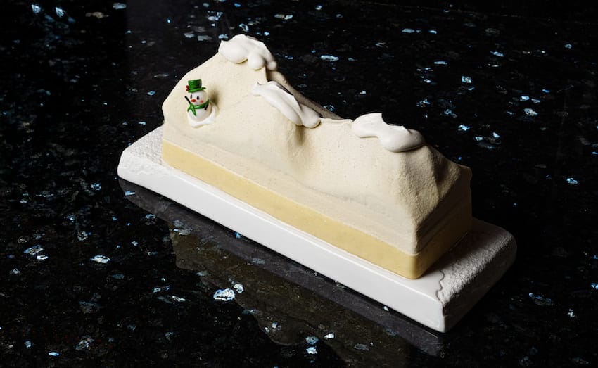 Bûche de noël Four Seasons Dubai 2025 Nicolas lambert