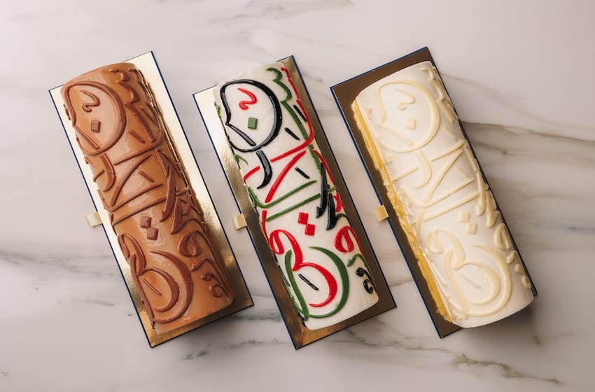 buches de noel Burj Al Arab chef Tom Coll