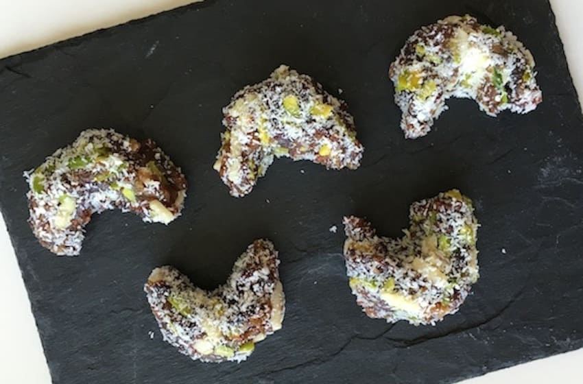 recette croissant de lune aux dattes
