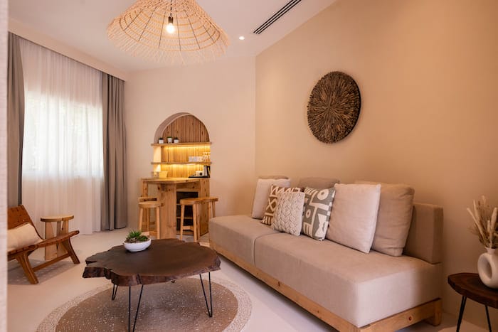 boho chic suite The Beach hotel Umm Al Quwain