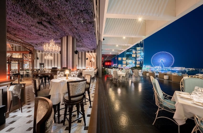 restaurant avec vue sur Ain dubai tête-à-tête