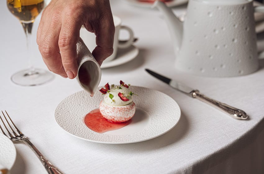 fra Sia vacherin création sucré de chef Nicolas lambert