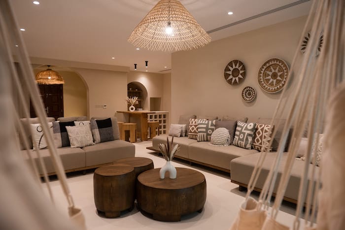 boho chic suite The Beach hotel Umm Al Quwain