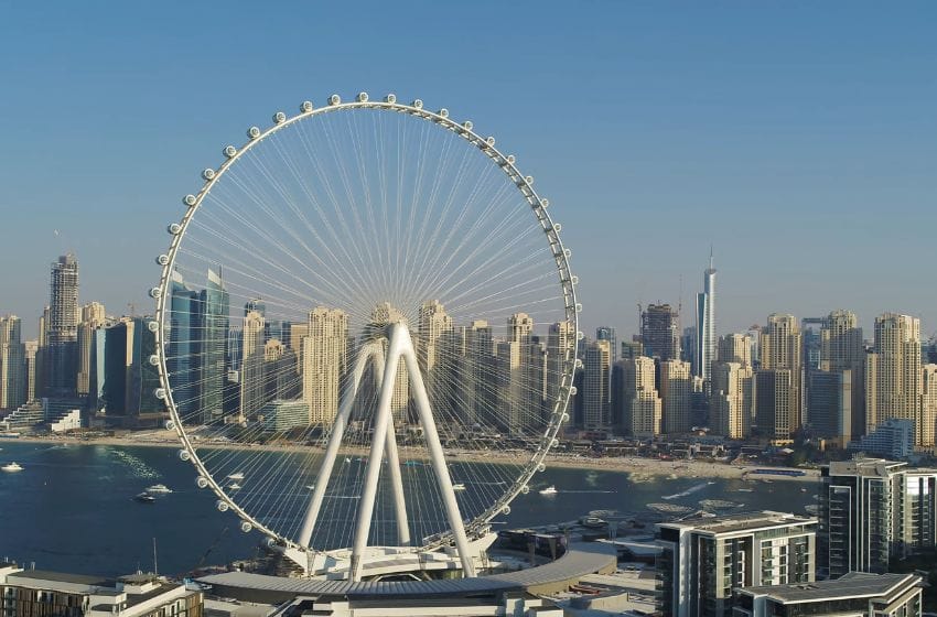 vue depuis Ain Dubai