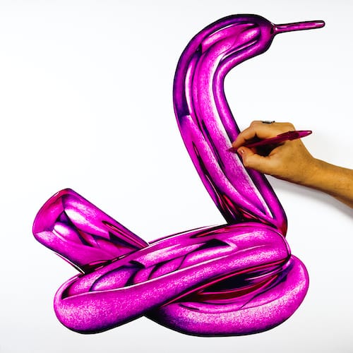 cigne rose design