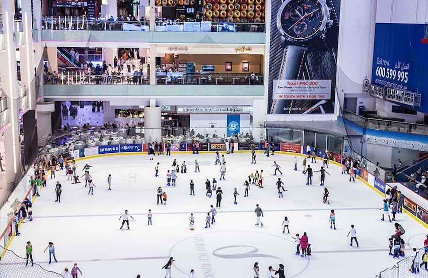 ice rink Dubai Mall 