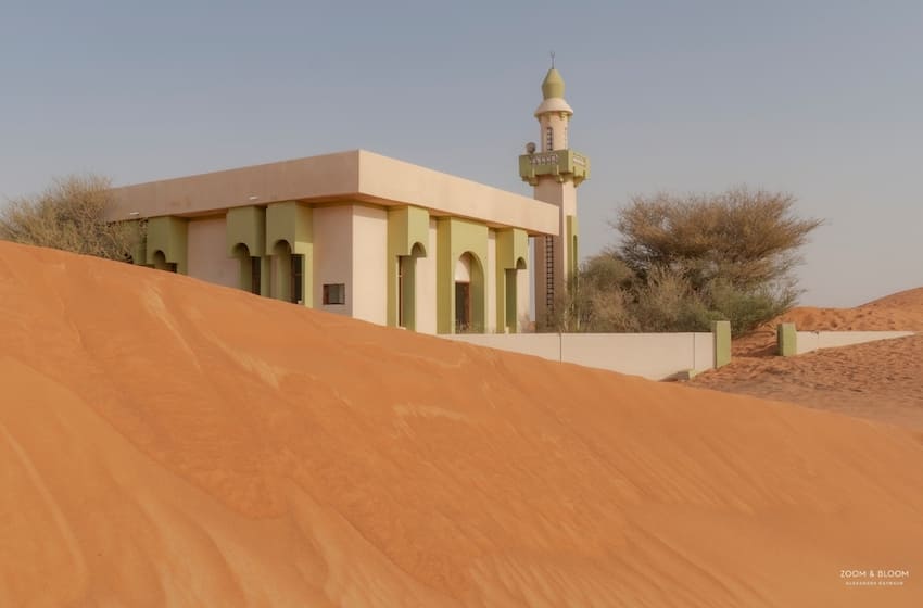 the green mosque al madame host village
