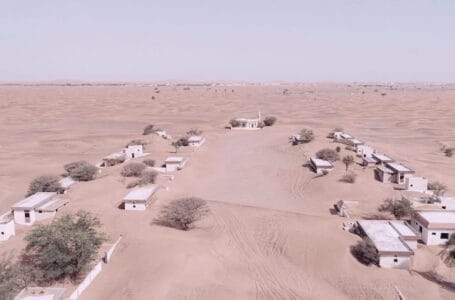 vue du al Madam ghost village