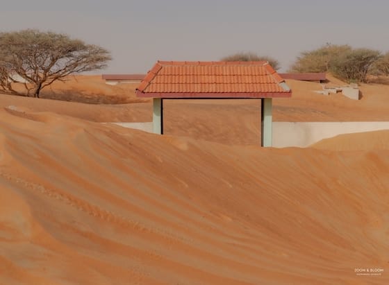 village fantôme desert de dubai