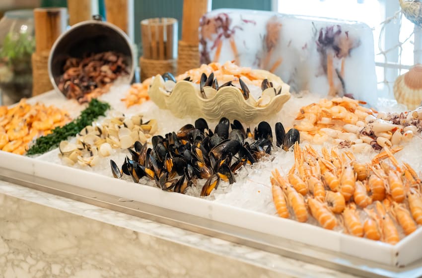 buffet de fruit de mer Gold ticket brunch