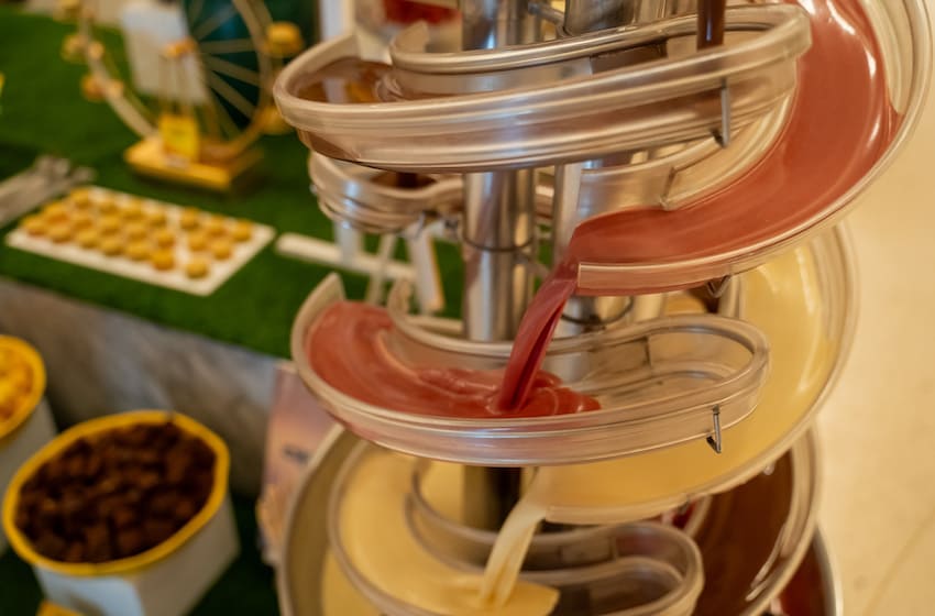 fontaine au chocolat brunch fairmont The Palm