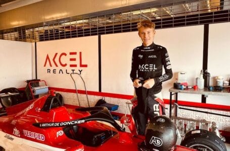 arthur de doncker pilote de formule 4 à Dubai