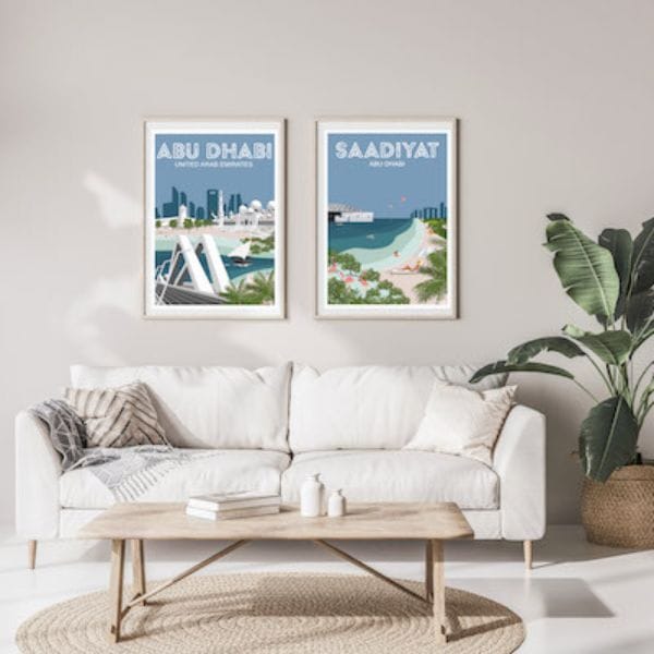 affiche déco Habib Abu Dhabi
