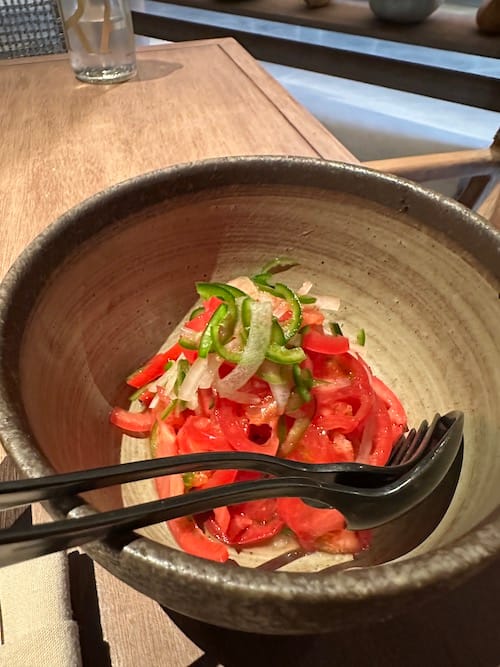 salade de tomate ouzbeck