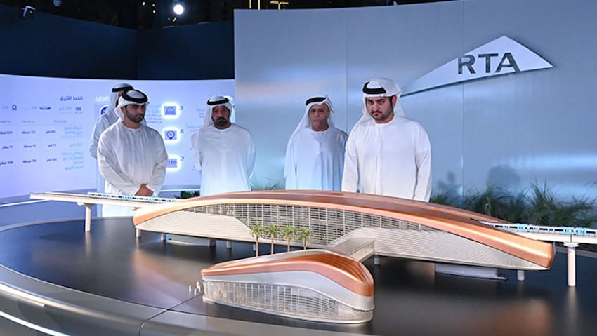 extension metro dubai ligne bleu