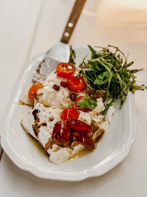 tomate burrata très crémeuse