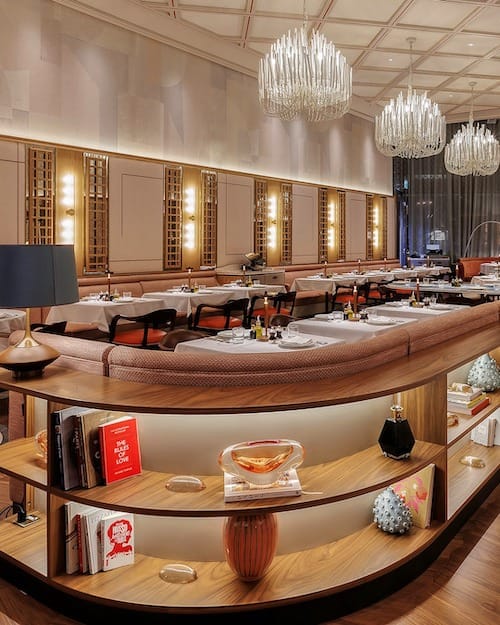 décoration restaurant dubai mall la maison ani