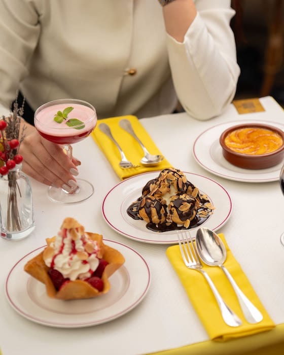 le relais de l'entrecôte dubai les desserts
